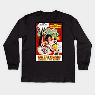 Exit the Dragon, Enter the Tiger (1976 Kids Long Sleeve T-Shirt